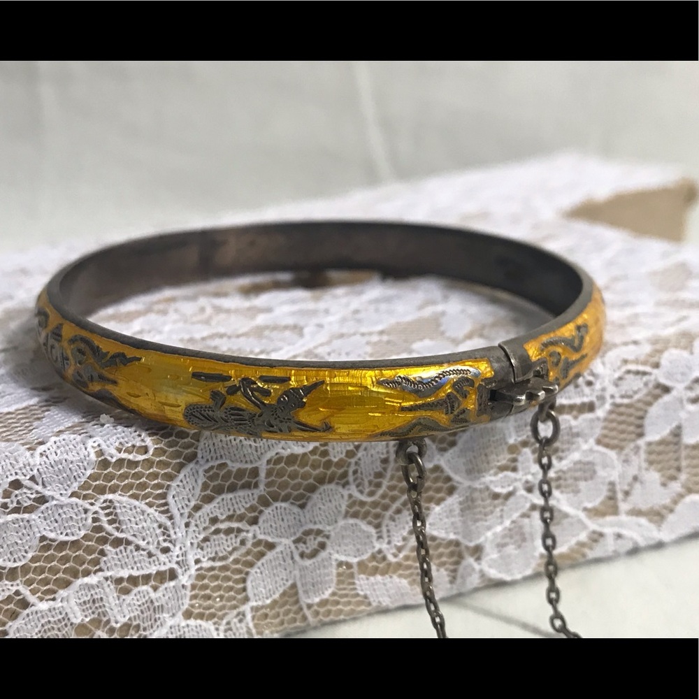 🌟 Siam sterling bangle bracelet